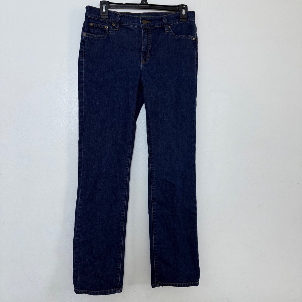 Lauren Ralph Lauren LRL Womens‎ Dark Wash Straight Leg Jeans Size 6 Classic Fit